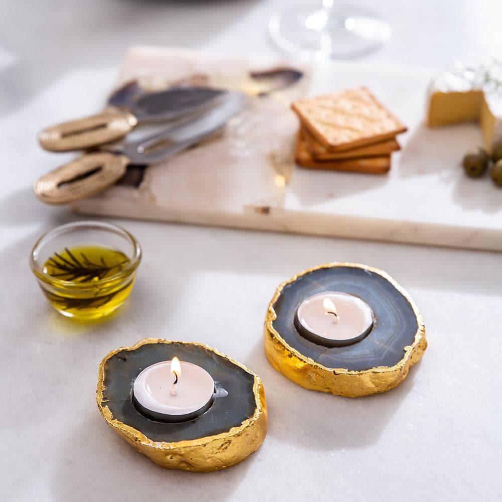 Serein Decor Handmade Agate Inlay Cheese Platter - MAIA HOMES