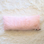 Set of 2 Faux Fur Lumbar Pillows with Adjustable Insert - 14" x 34"