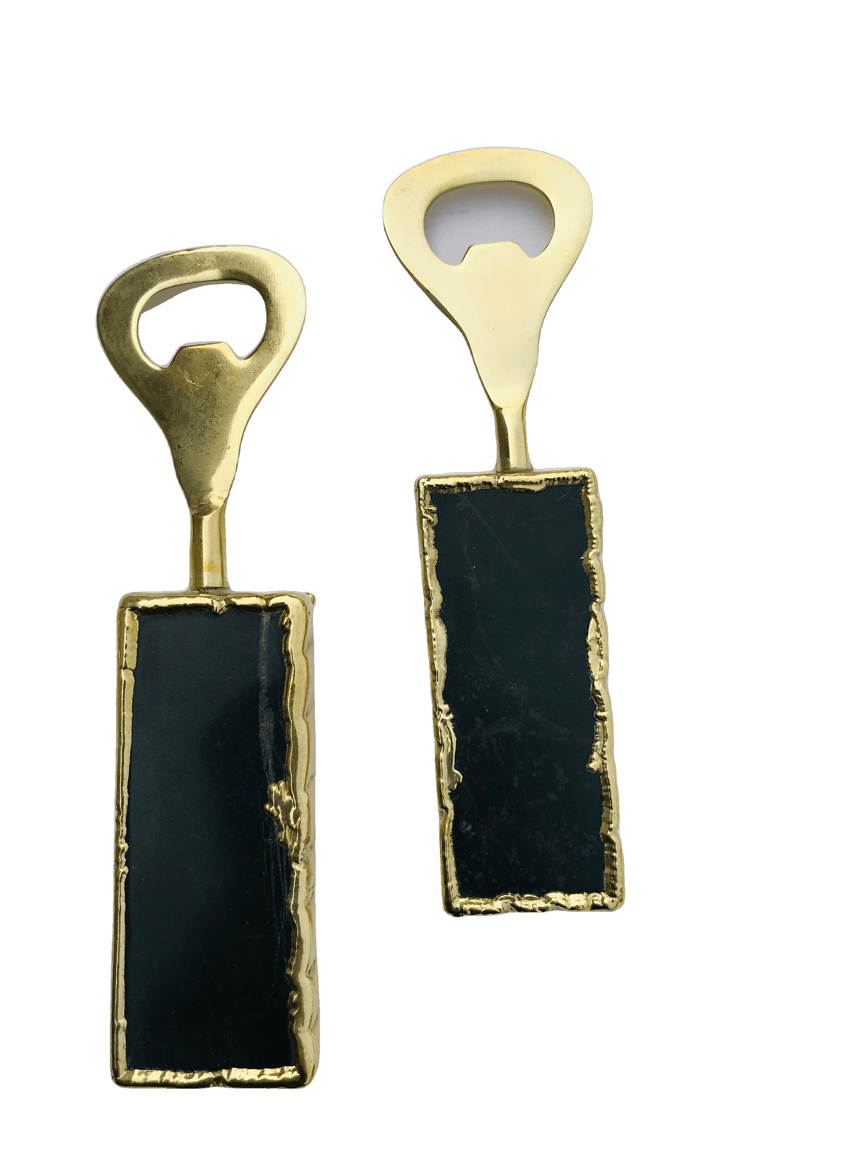 Set of 3 Black Agate Bottle Openers