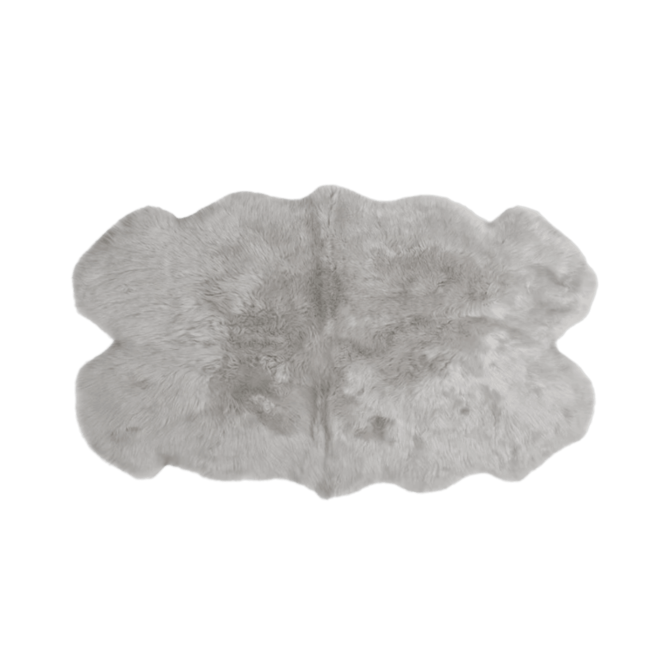 Sheepskin Area Rug in Dove Gray