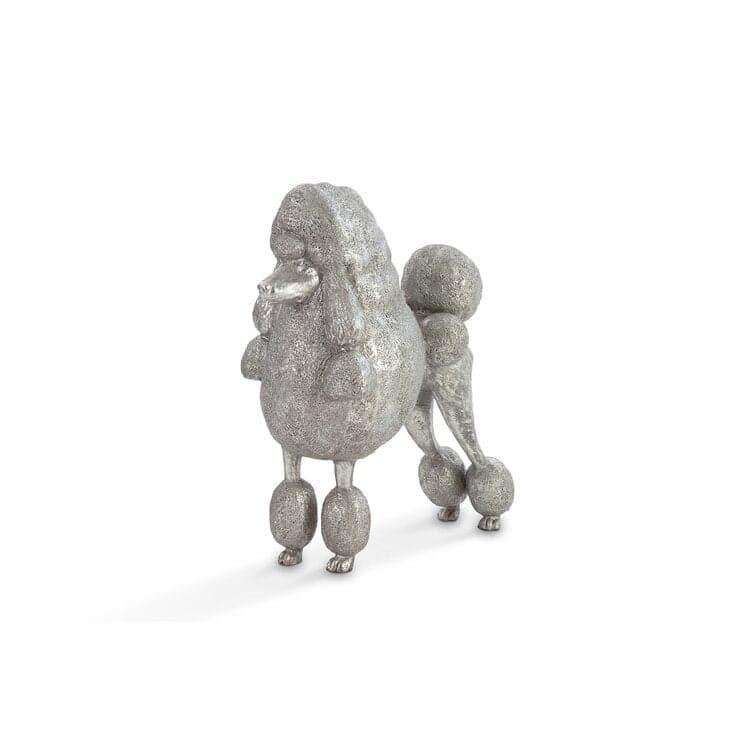 Silver Animals Poodle Sculpture