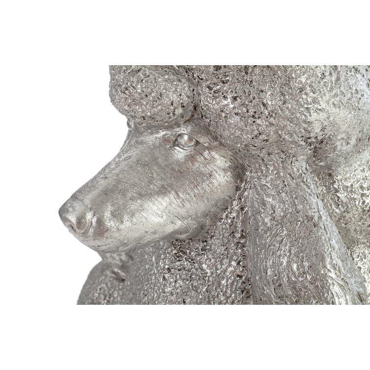 Silver Animals Poodle Sculpture