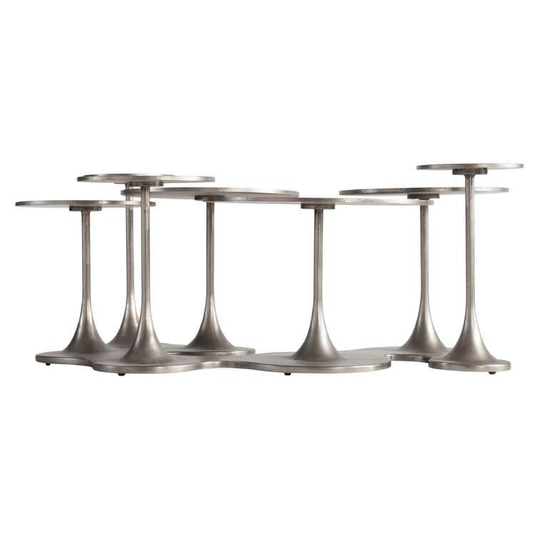 Silver Cast Aluminum Cocktail Table - MAIA HOMES