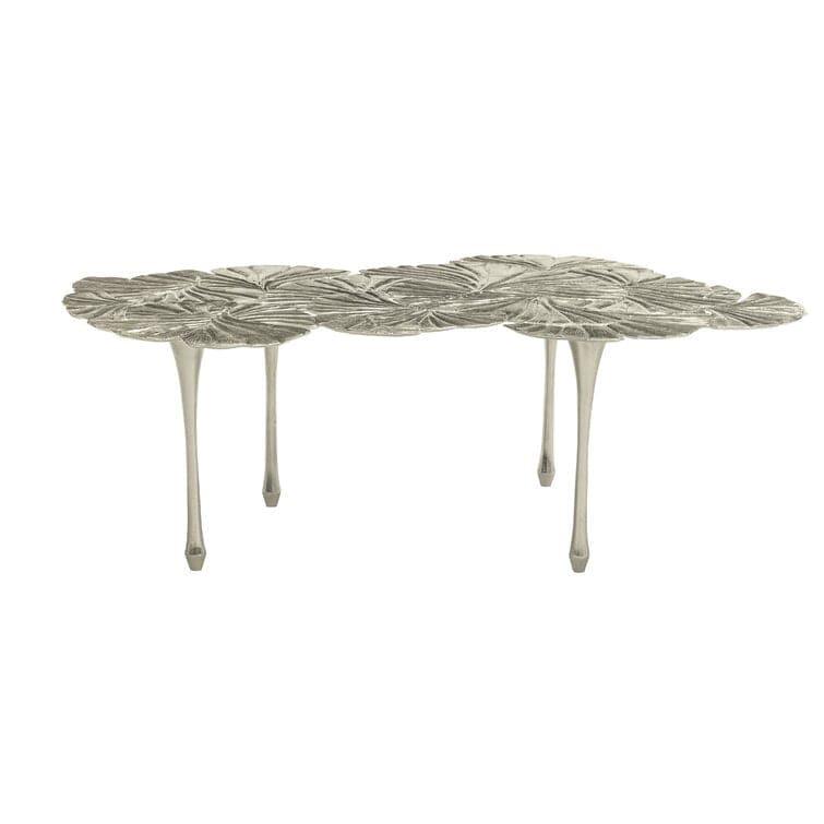 Silver Gingko Leaves Coffee Table - MAIA HOMES
