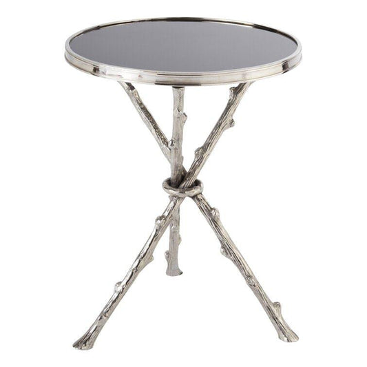 Silver Twig Knotted End Table - MAIA HOMES