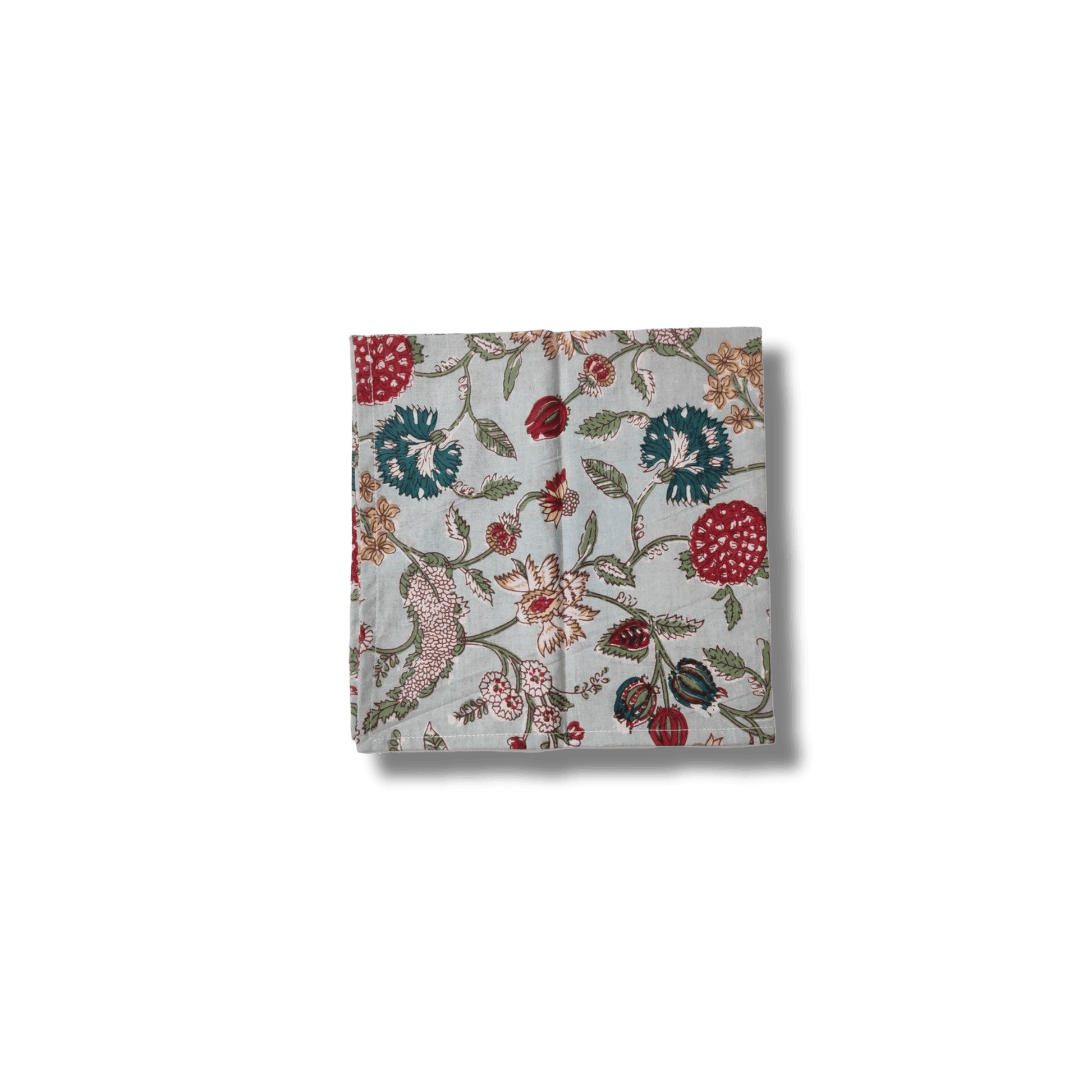 Skyer Hand Block Printed Cotton Napkins - MAIA HOMES