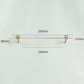 Sleek Acrylic Cabinet Drawer Pull with Brass Handle - MAIA HOMES