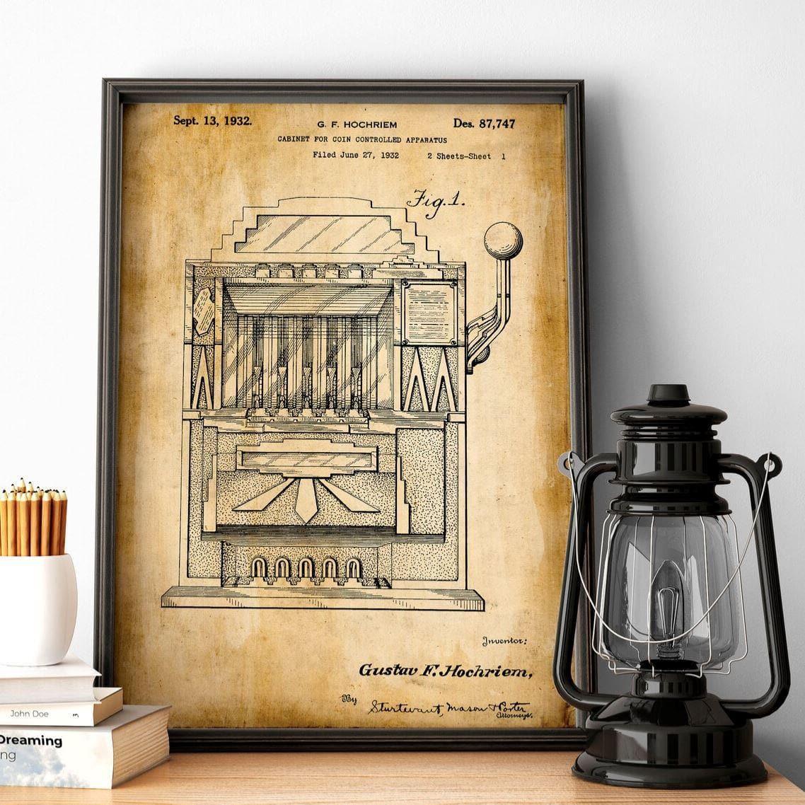 Slot Machine Patent Print