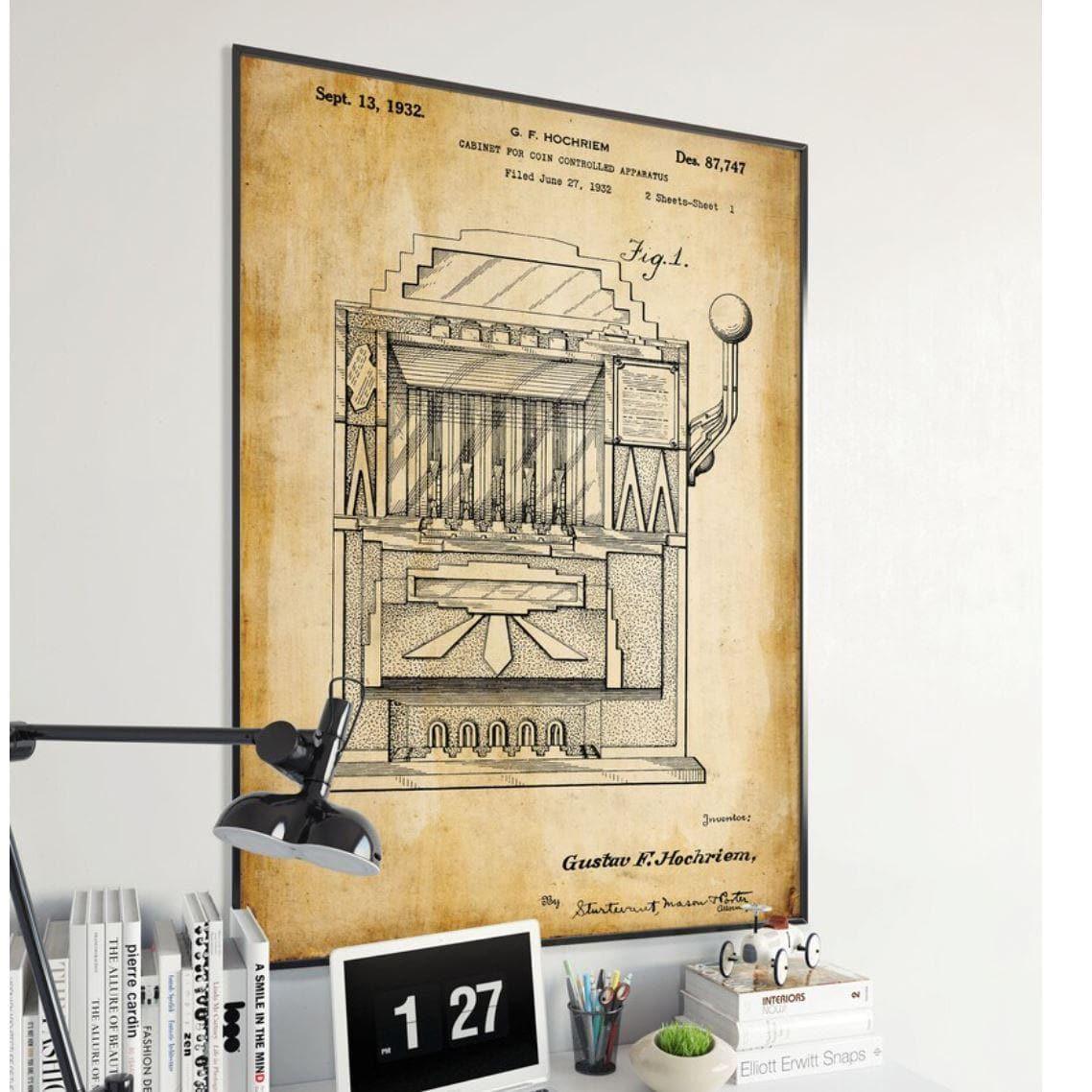 Slot Machine Patent Print