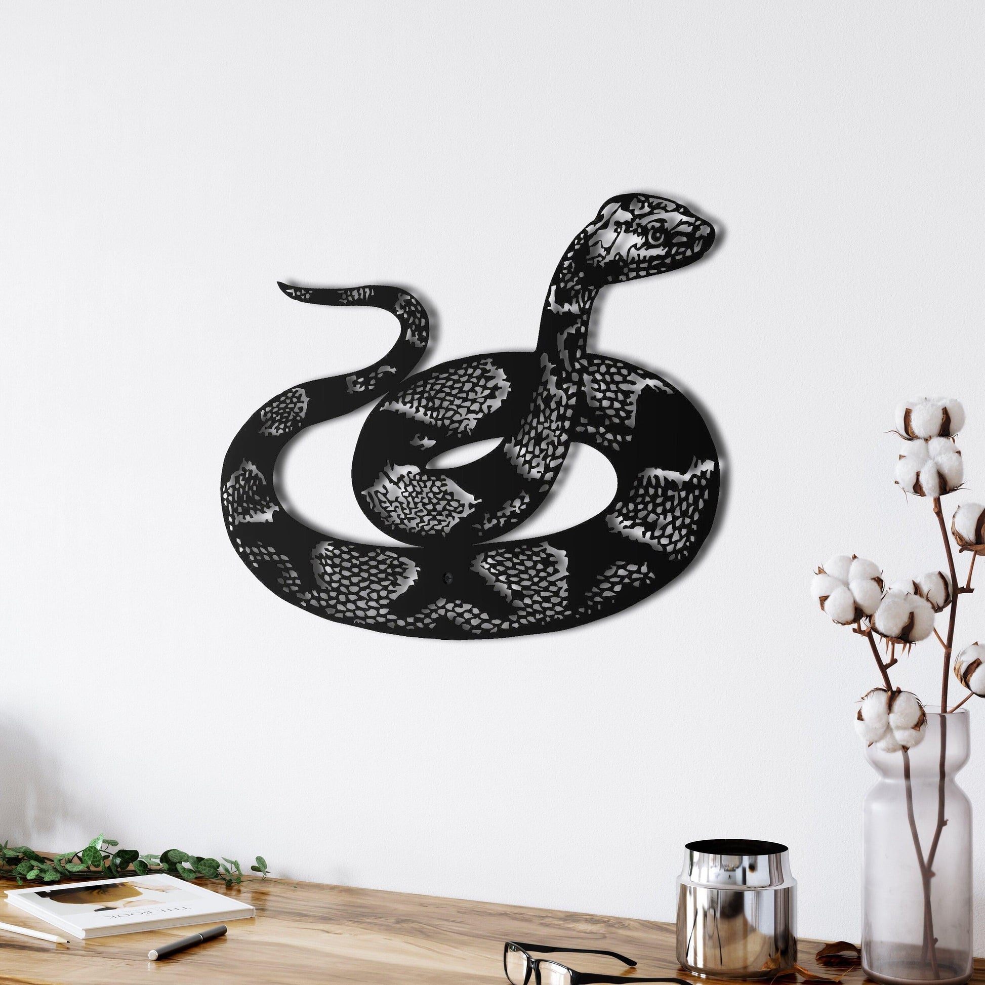 Snake Metal Wall Art - MAIA HOMES