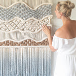 Soft Hills Large Macrame Wall Hanging