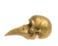 Solid Brass Bird Skull Figurine