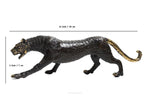 Solid Brass Black Panther Miniature Figurine Statue