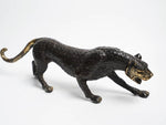 Solid Brass Black Panther Miniature Figurine Statue