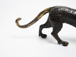 Solid Brass Black Panther Miniature Figurine Statue