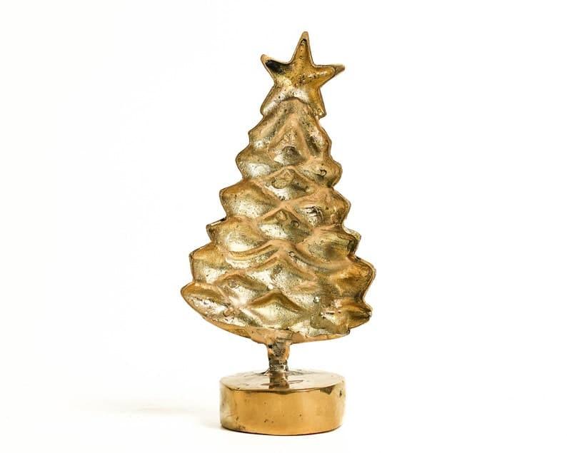 Solid Brass Christmas Tree Miniature