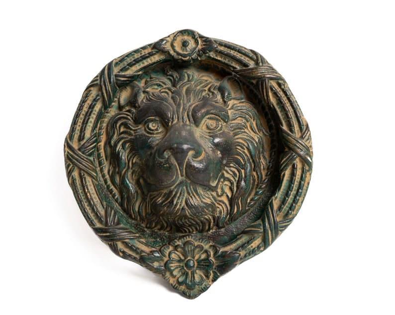 Solid Brass Classic Lion Head Door Knocker