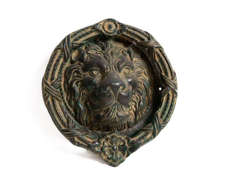 Solid Brass Classic Lion Head Door Knocker