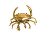 Solid Brass Crab Miniature Figurine - MAIA HOMES