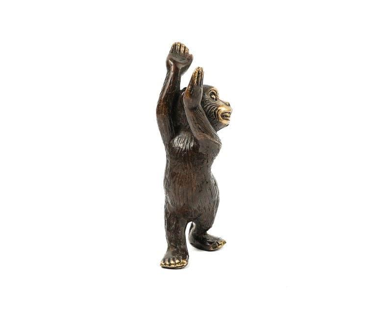 Solid Brass Dancing Monkey Figurine