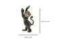 Solid Brass Dancing Monkey Figurine - MAIA HOMES
