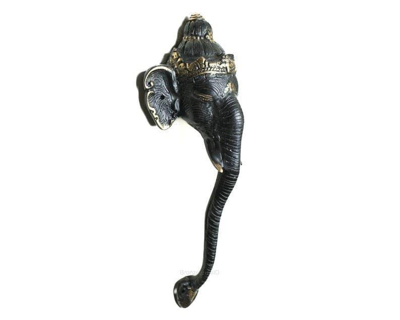 Solid Brass Ganesha Door Handle