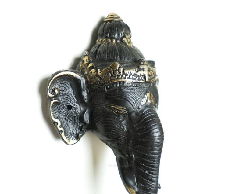 Solid Brass Ganesha Door Handle