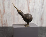 Solid Brass Kiwi Miniature Figurine