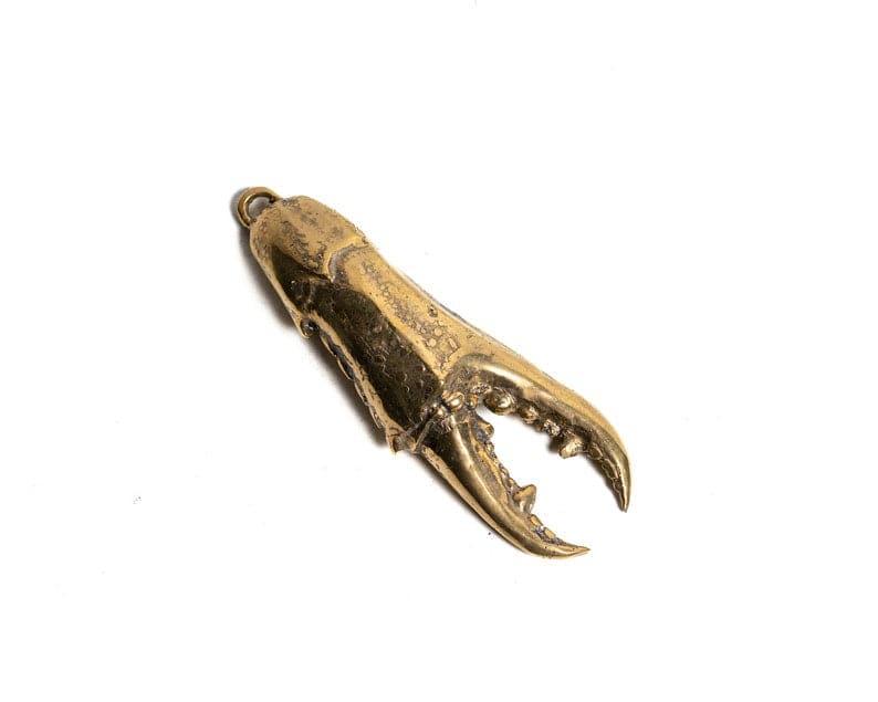 Solid Brass Lobster Claw Bottle Opener