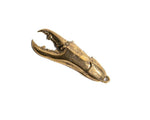 Solid Brass Lobster Claw Bottle Opener