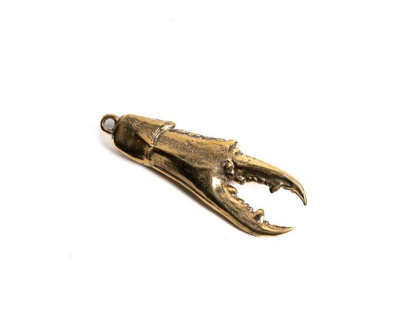 Solid Brass Lobster Claw Bottle Opener