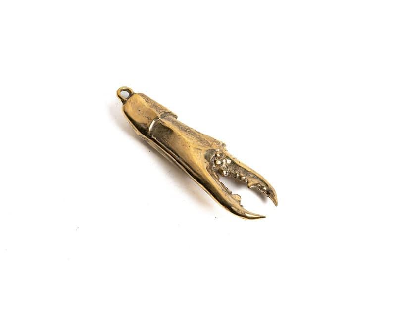 Solid Brass Lobster Claw Bottle Opener