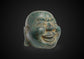 Solid Brass Lucky Chinese Buddha Head - MAIA HOMES