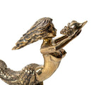 Solid Brass Mermaid Statue