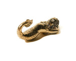 Solid Brass Mermaid Wall Hook