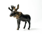 Solid Brass Miniature Reindeer Figurine