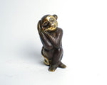 Solid Brass Monkey Statues - Set of 3