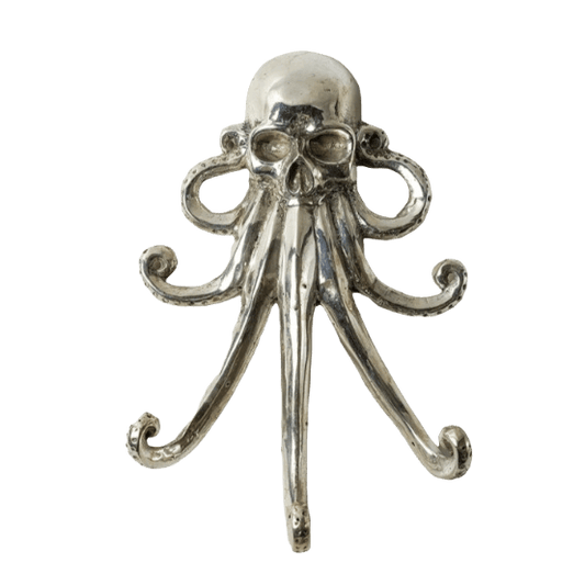 Solid Brass Octopus Wall Hook - MAIA HOMES