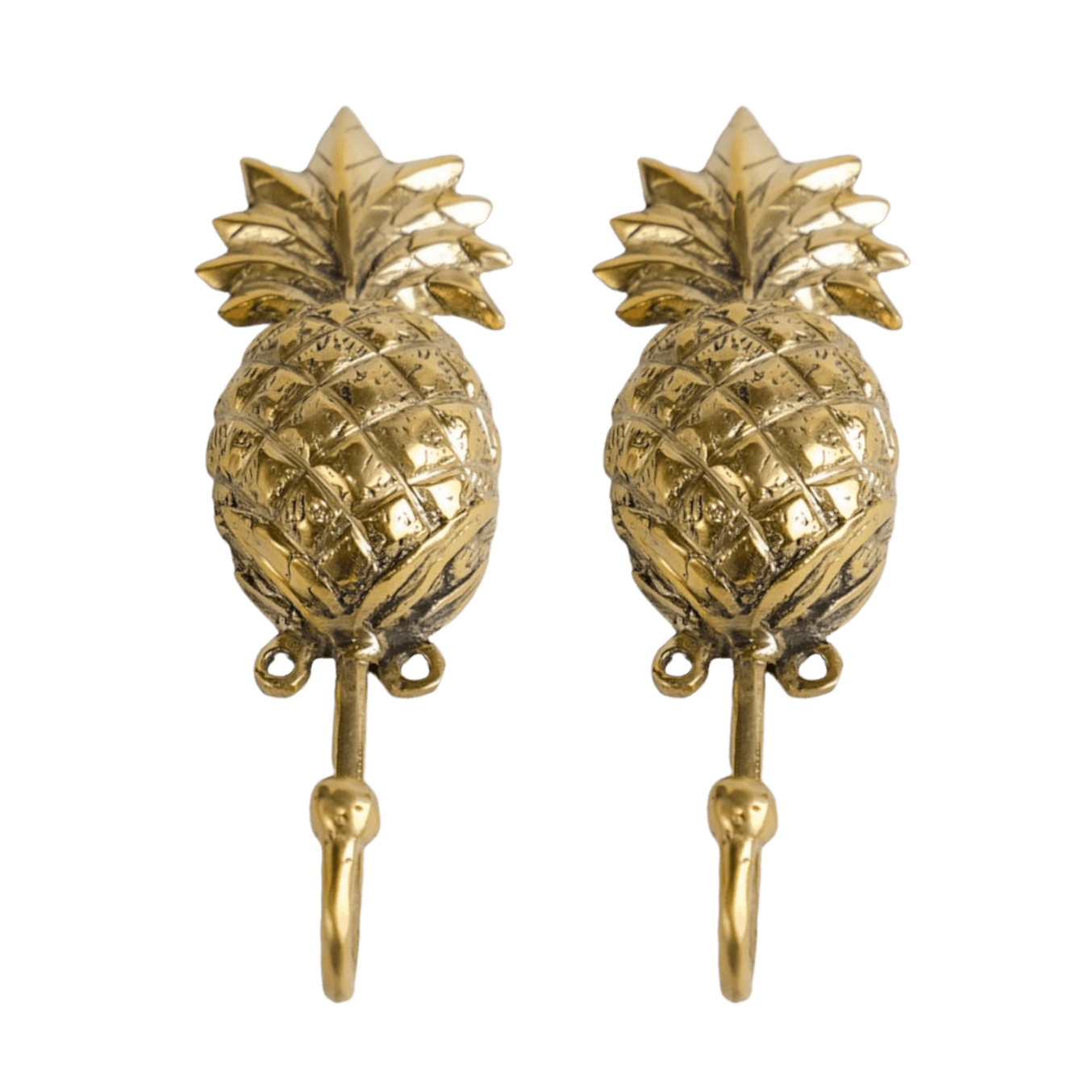 Solid Brass Pineapple Wall Hook