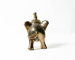 Solid Brass Royal Elephant Figurine