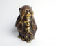 Solid Brass See No Evil Hear No Evil Monkey Figurine - MAIA HOMES