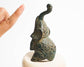 Solid Brass Standing Elephant Figurine - MAIA HOMES