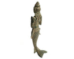 Solid Brass Suvannamaccha Golden Mermaid Figurine