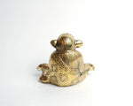 Solid Brass Yoga Monkey Figurine