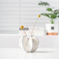 Sper Hand made White Ceramic Vase - MAIA HOMES