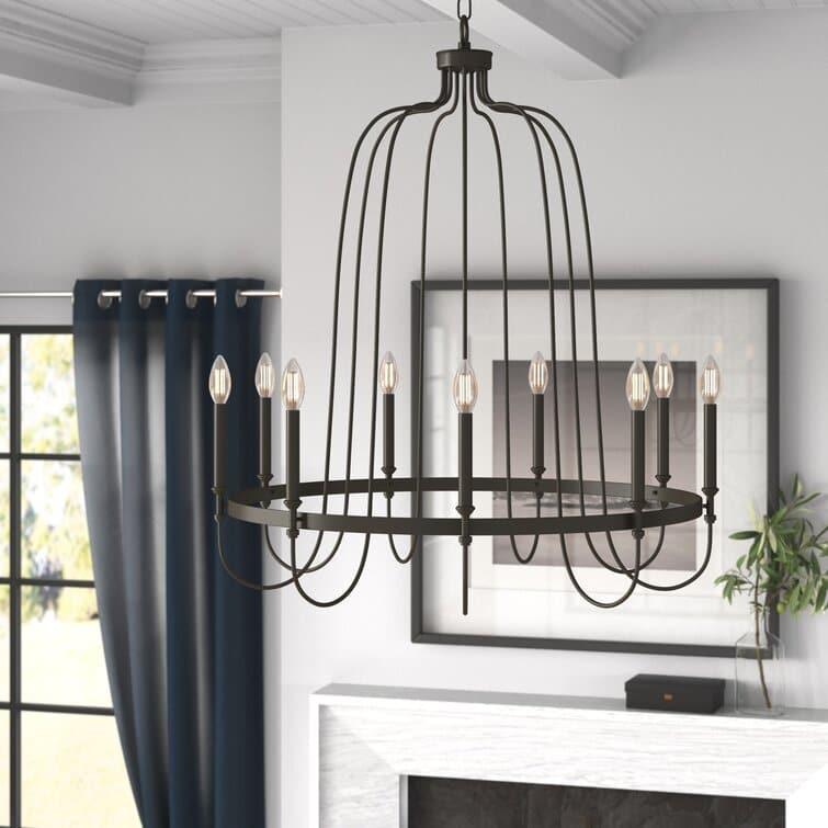 Spirit Empire 9 - Light Candle Style Chandelier