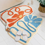 Spring Floral Bath Mat