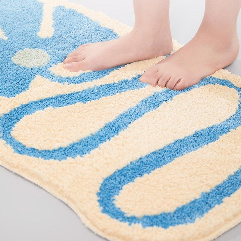 Spring Floral Bath Mat