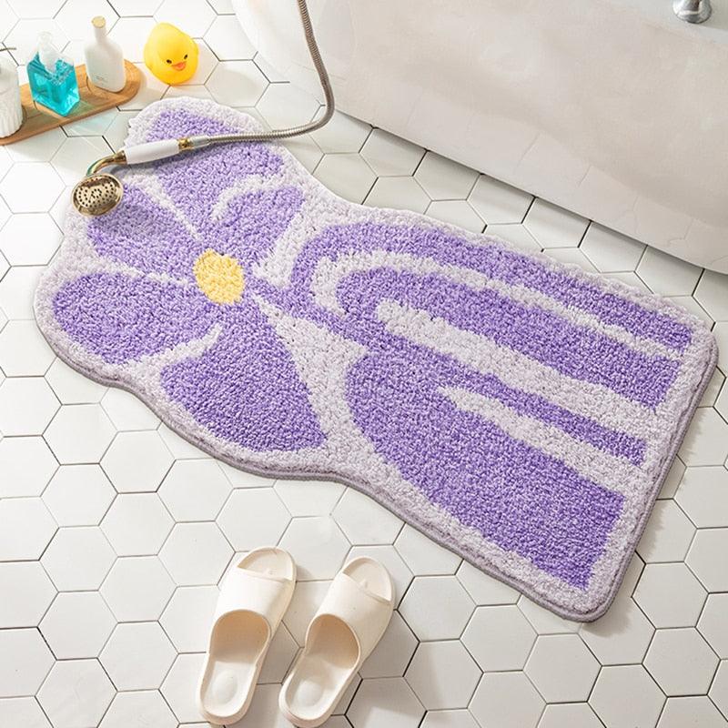 Spring Floral Bath Mat