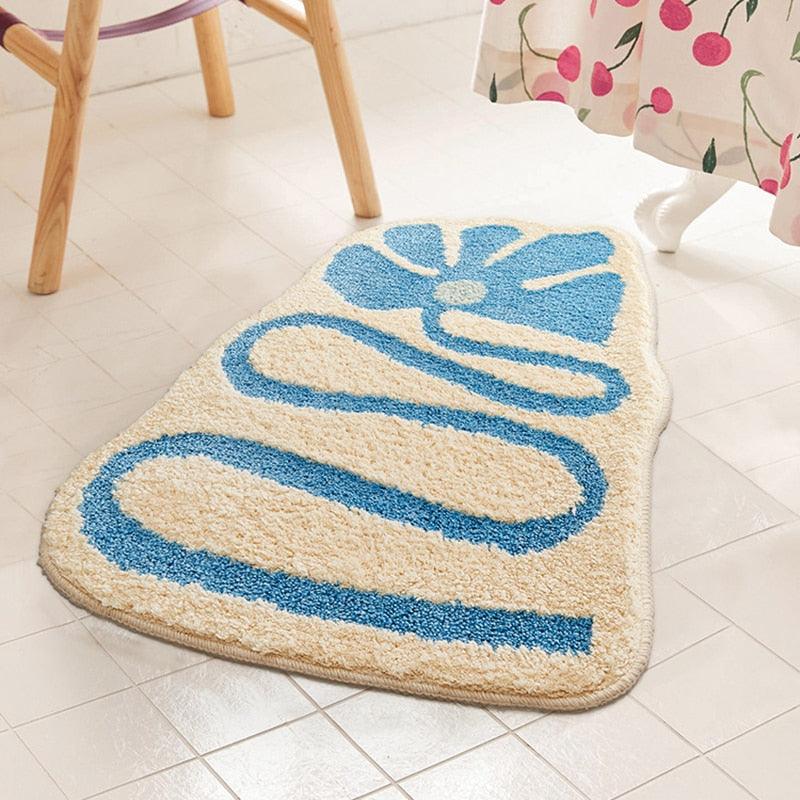 Spring Floral Bath Mat